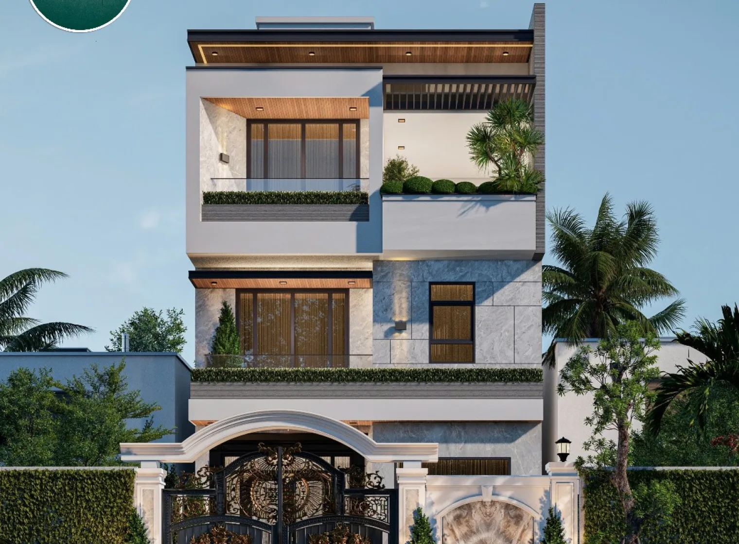 Mẫu nhà phố Kỳ Nam