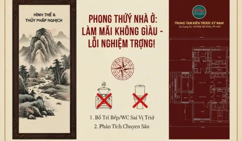 Phong thủy bị sao? Làm mãi ko giàu?